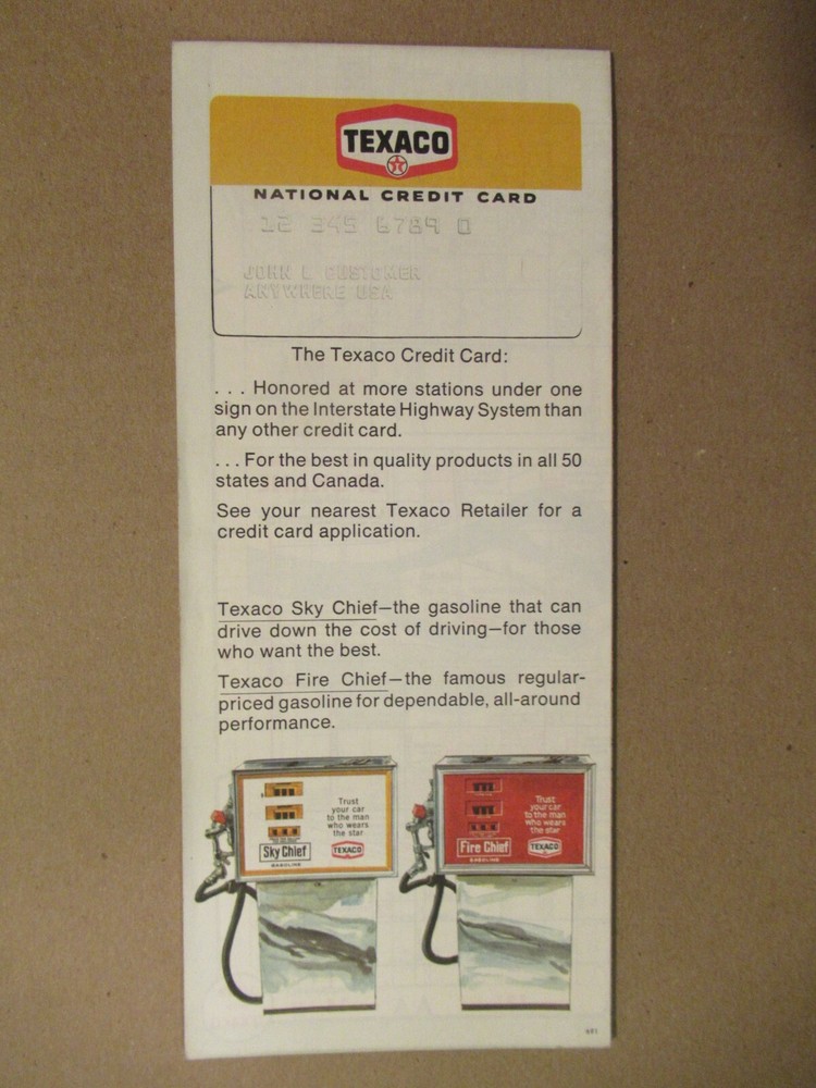 Texaco Map of Spokane 1969