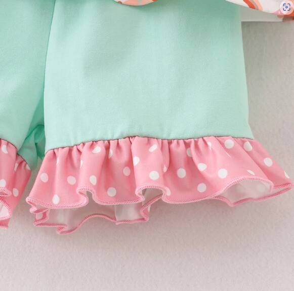 NEW Boutique Chicken Farm Tunic & Shorts Girls Outfit Set Easter