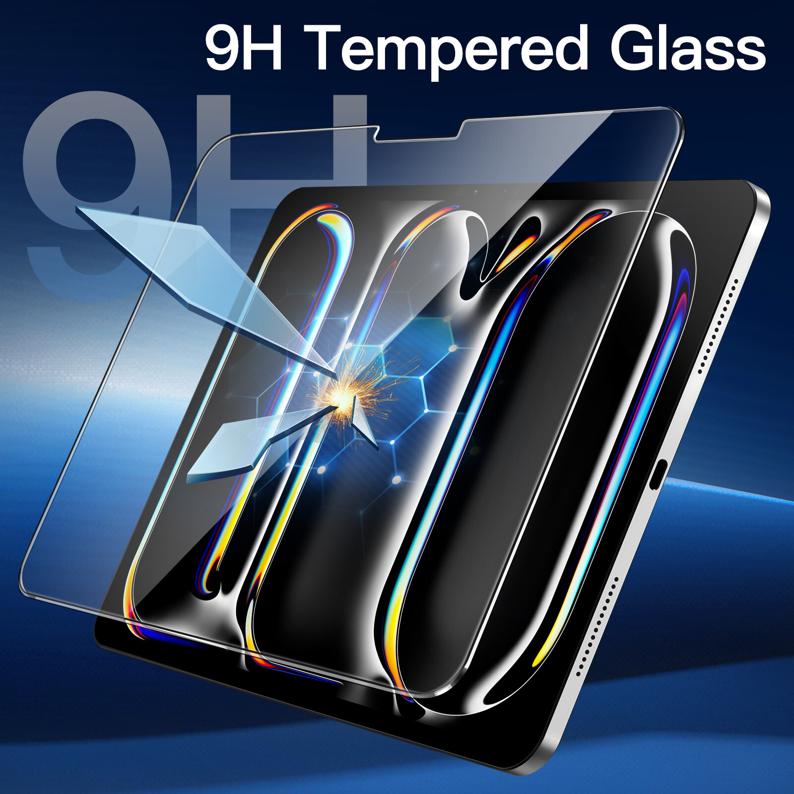 Screen Protector for iPad Pro 11/13-Inch M4 and iPad Air 11/13-Inch M2 (2024)