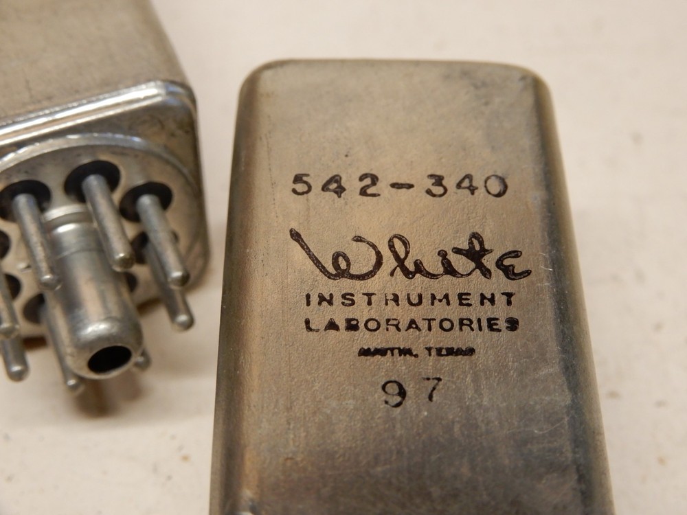 White Instruments Laboratories 542-340 Filters Quantity 2 Octal Base