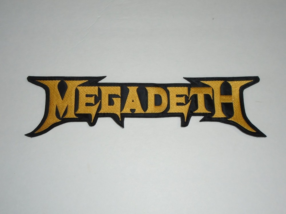 MEGADETH THRASH METAL EMBROIDERED BACK PATCH