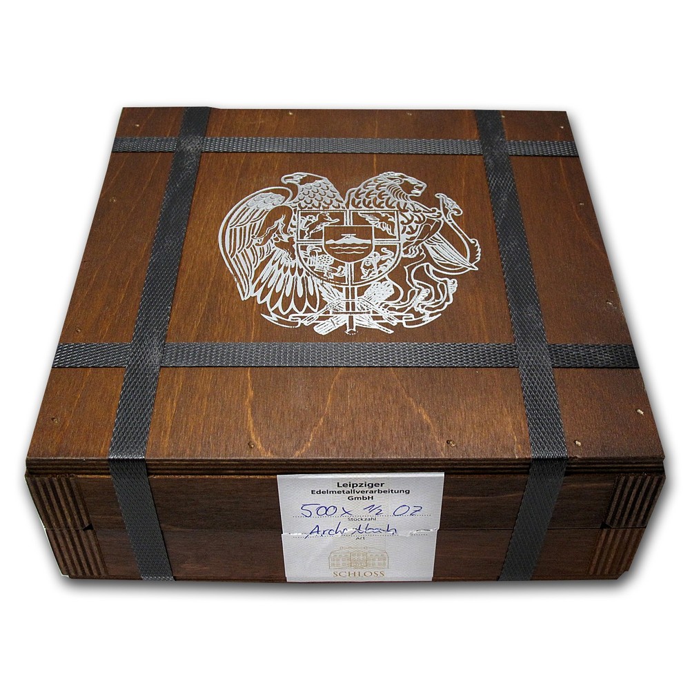 2012 Armenia 1/2 oz Silver 200 Drams Noah’s Ark