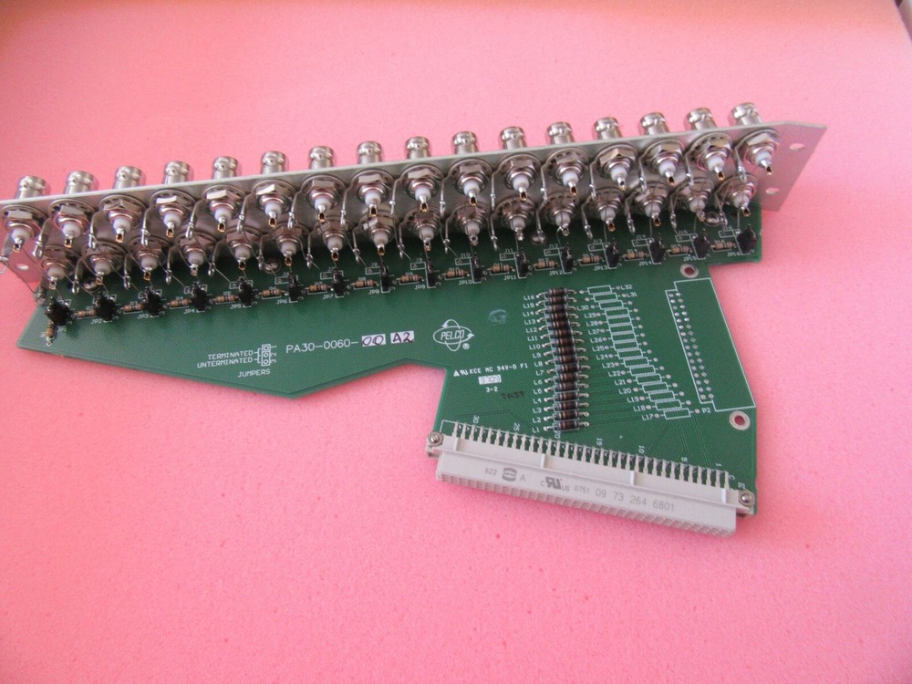 Pelco CM9760-RPL Matrix Rear Panel Single Bay Looping