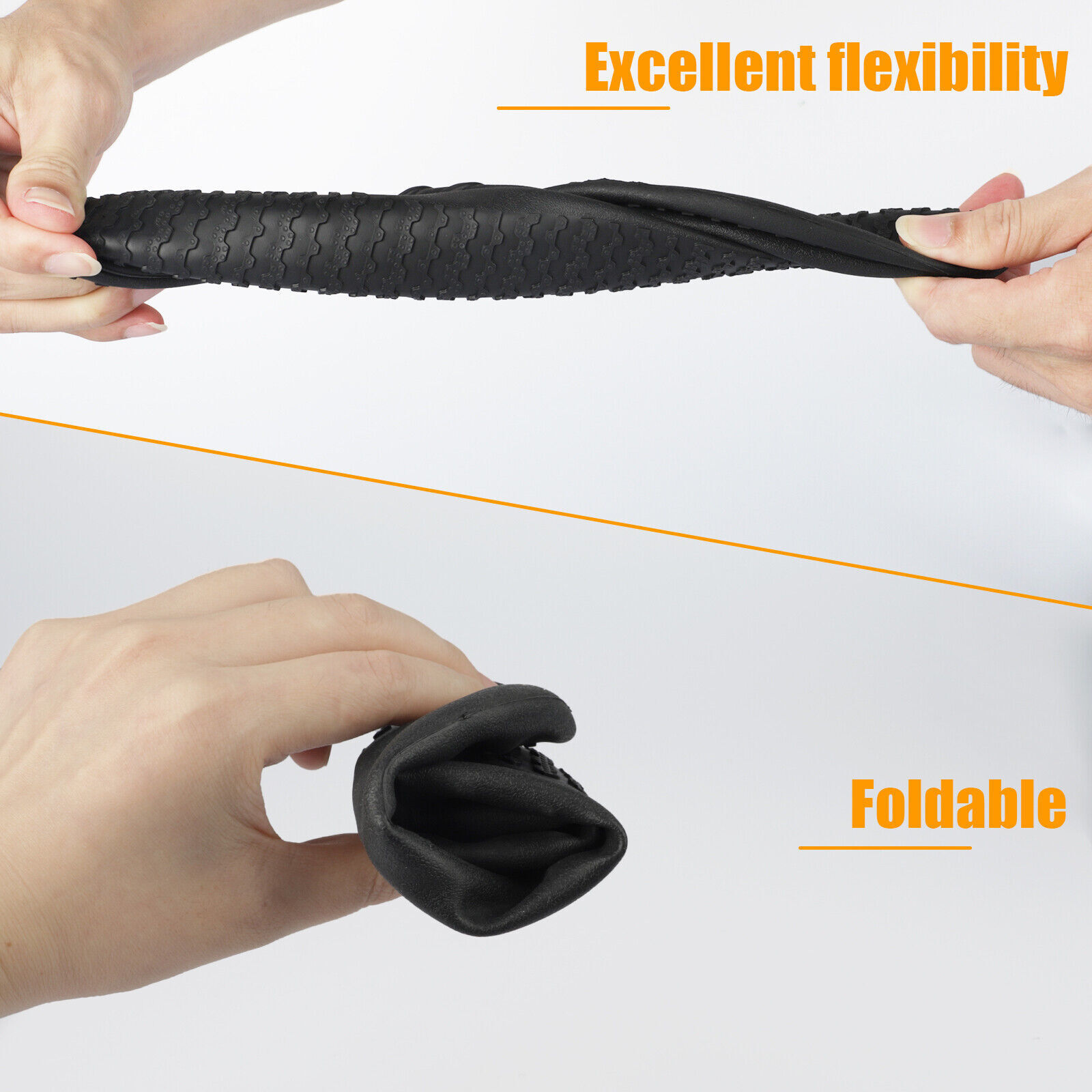 Anti-slip Rubber Shoe Covers Reusable Rain Snow Boot Waterproof Shoes Protector