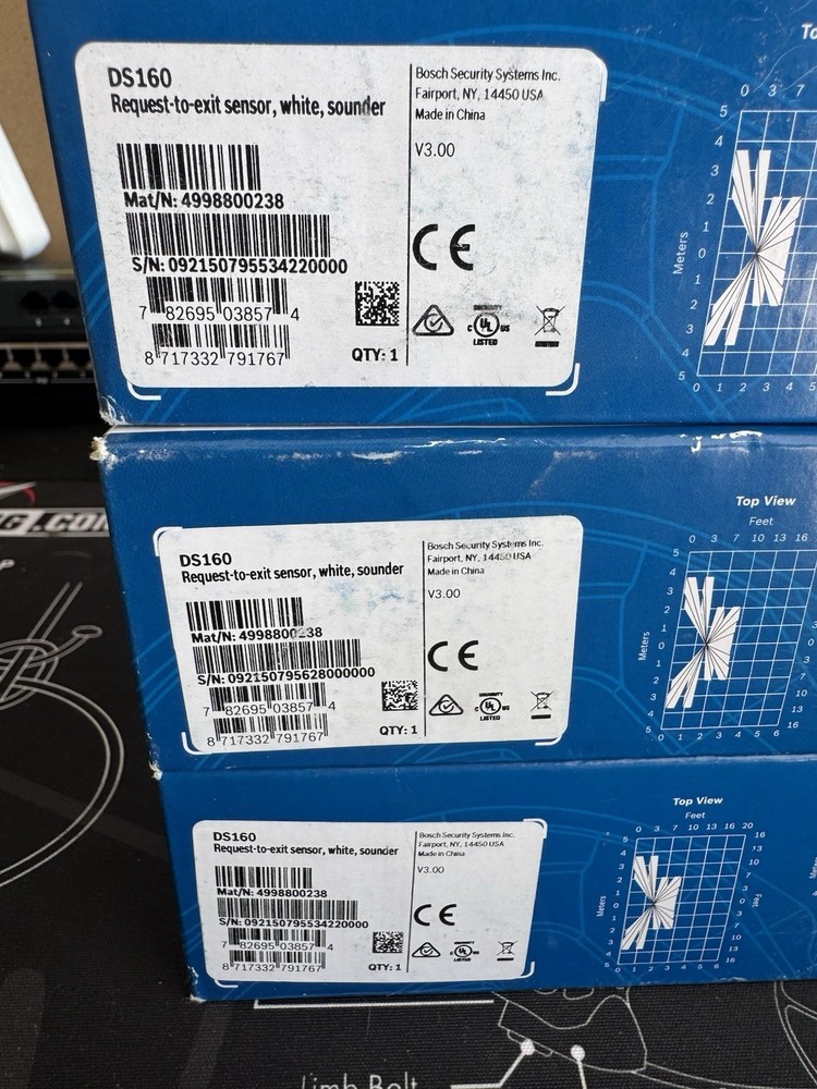 Bosch DS160 Request to Exit Detector - White