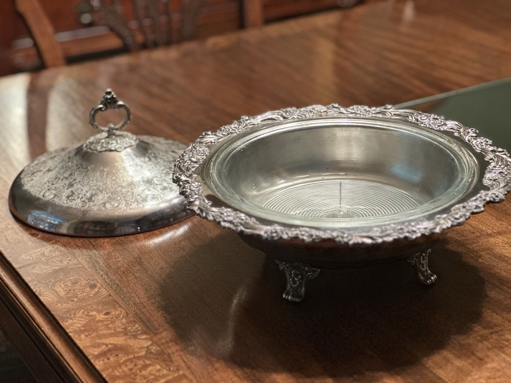 Reed & Barton Silver plated 3-piece Serving Bowl