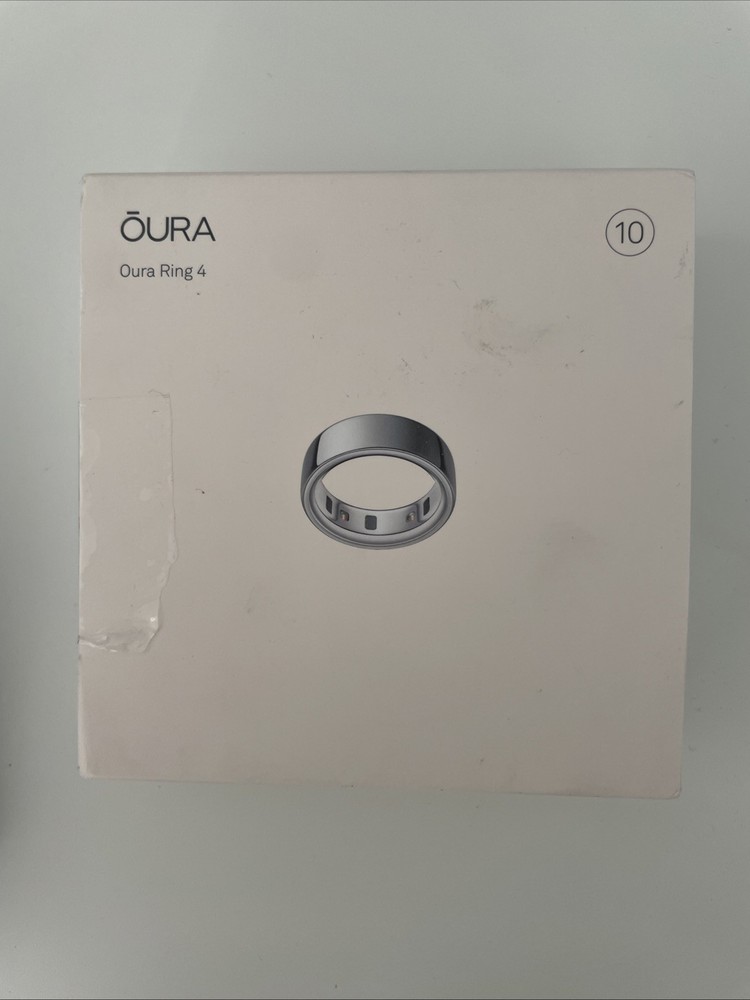 Oura Ring 4 - Silver - Men's Size 10