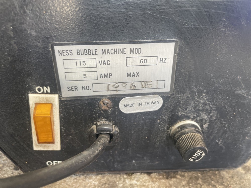 Vintage NESS BM-001 Bubble Machine