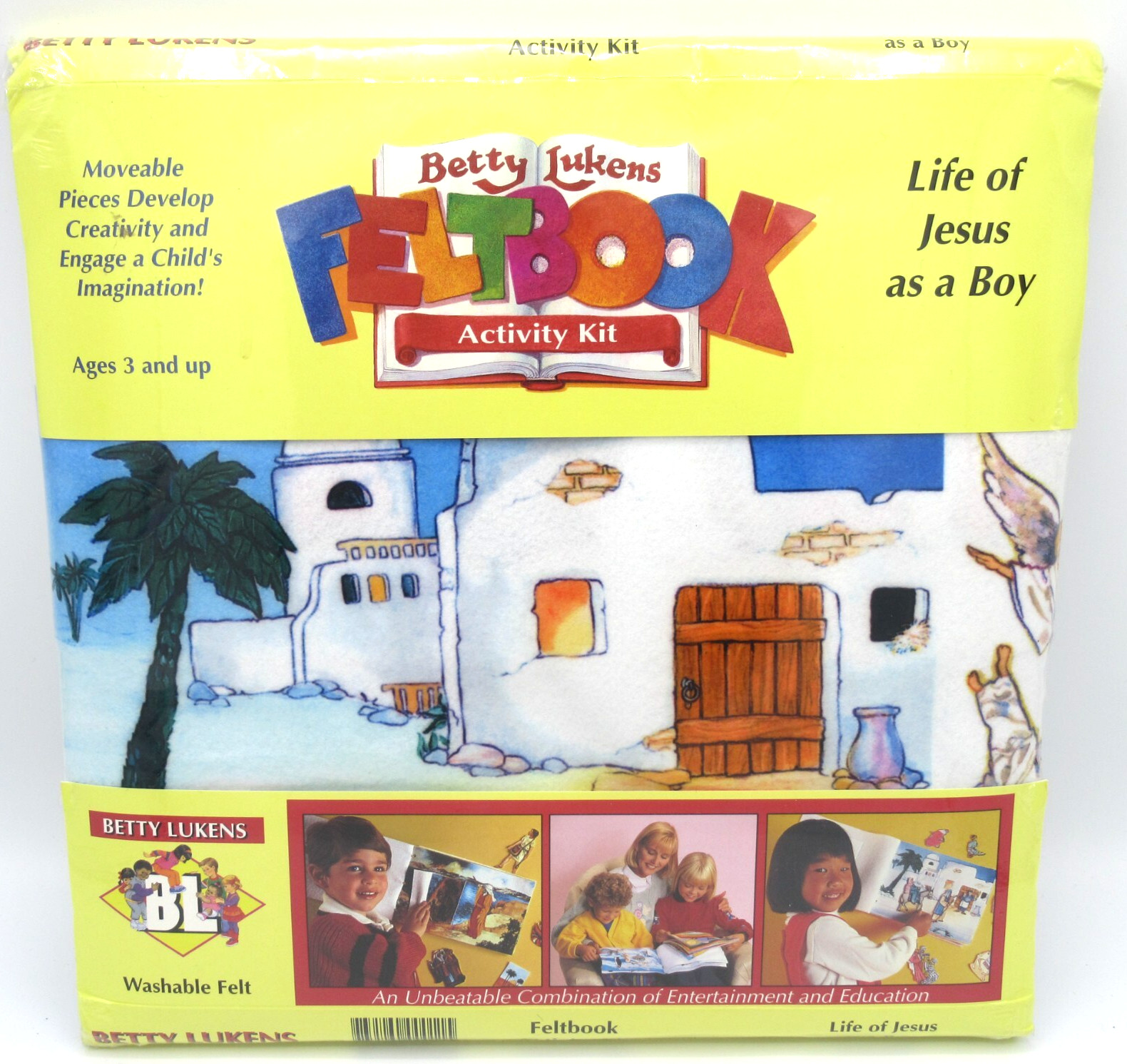 Betty Lukens Felt Book Activity Kit LIFE OF JESUS AS A BOY Sealed Package NEW