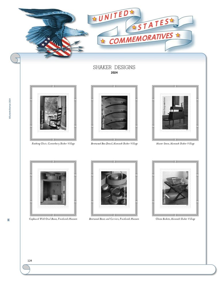 2024 U.S. Commemorative Singles COMPLETE Supplement (White Ace Alternative)