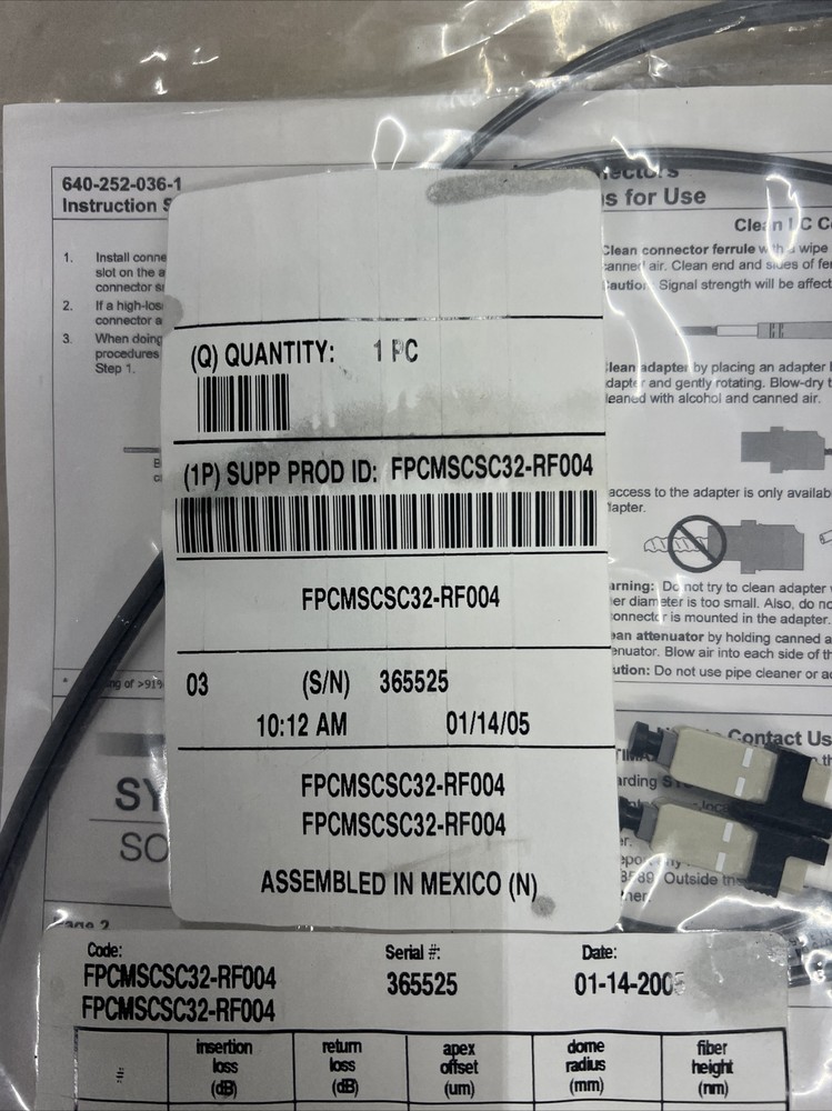 Commscope FPCMSCSC32-RF004 FPC Optispeed SC-SC 3.0MM Duplex Riser Cable