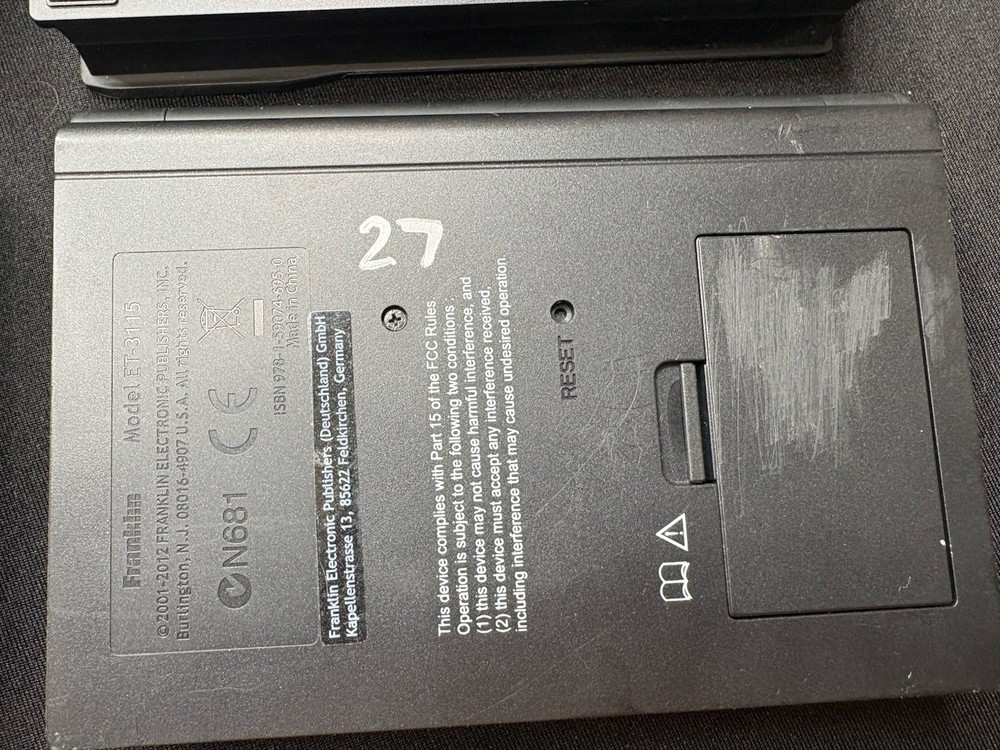 Franklin Explorer 14 Language Speaking Translation EST-7014 Untested