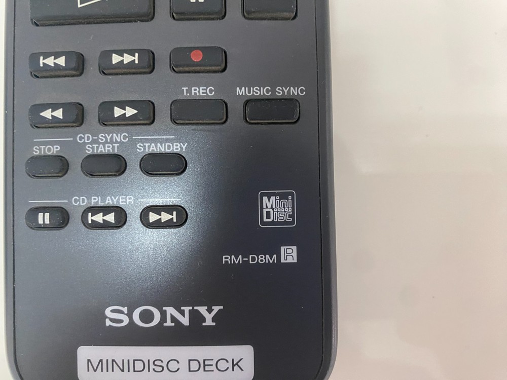 Sony MDS-S38 Minidisc Record Player MD Deck w/ Remote Control Good OD