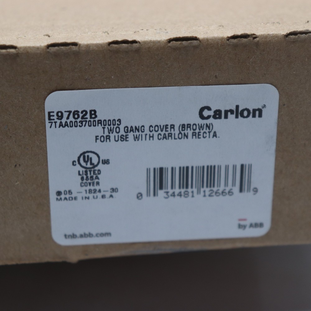 Carlon Cover Assembly Double Brown E9762B