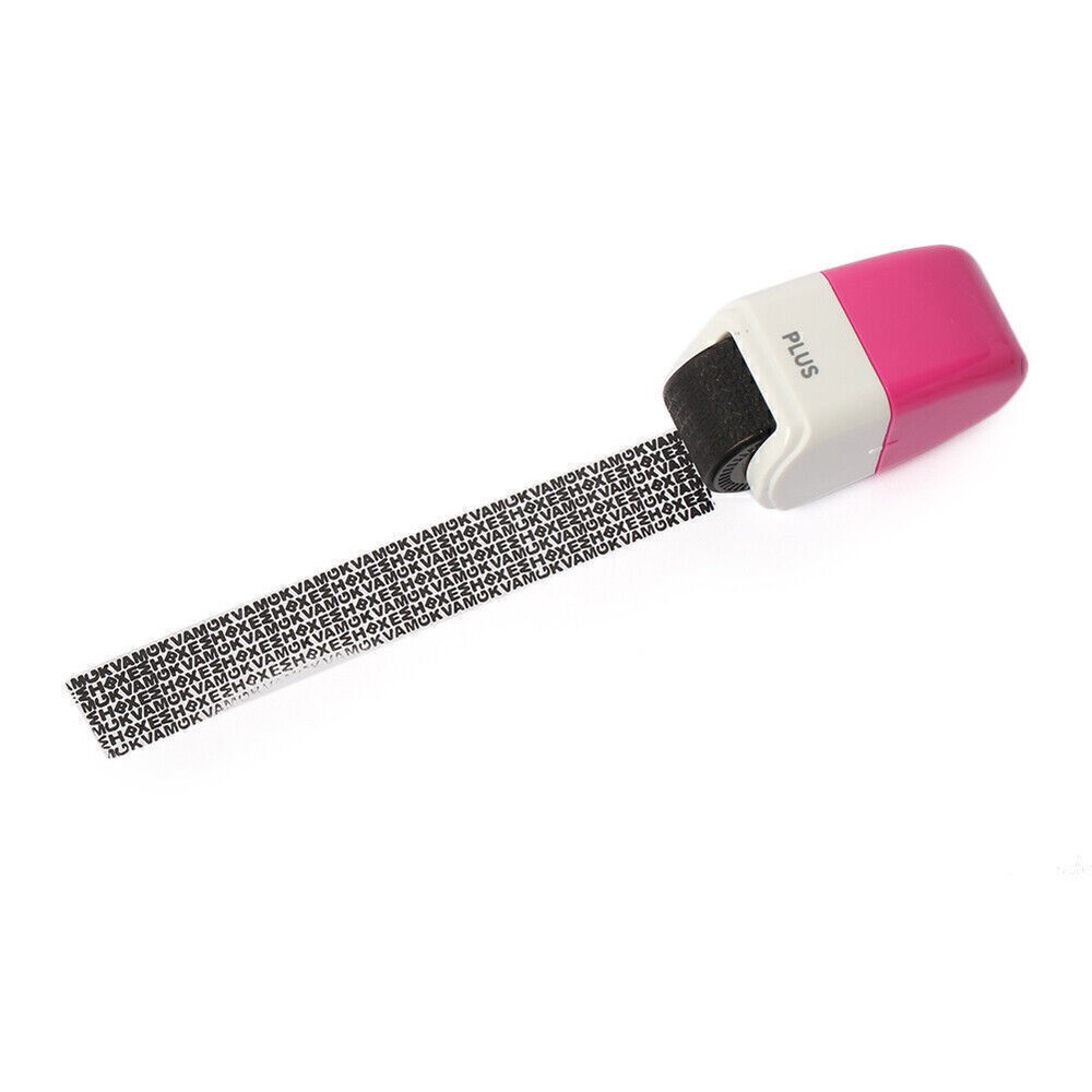 15mm Plus Guard Your ID Roller Stamp SelfInking Stamp Messy Code Security