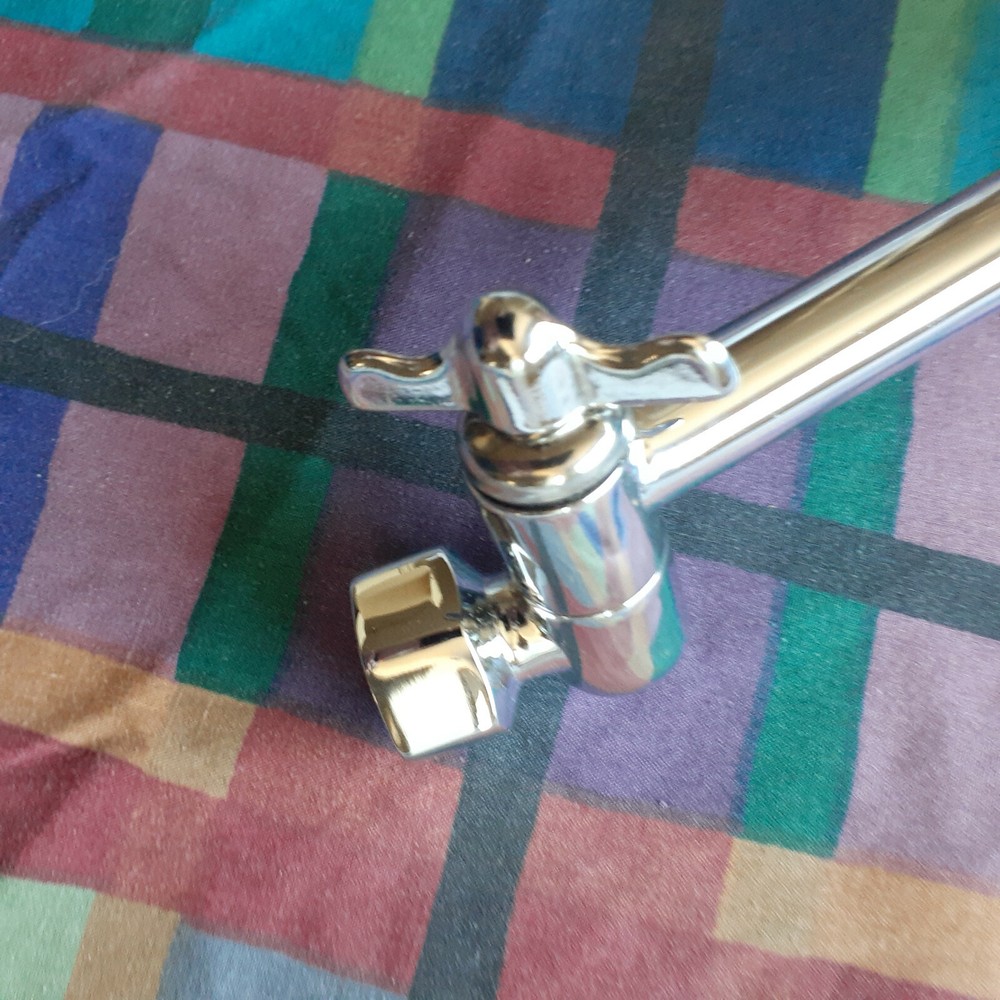 Amcor Solid Brass Chrome Plate Rain Showerhead with Adjustable Arm - Free Ship
