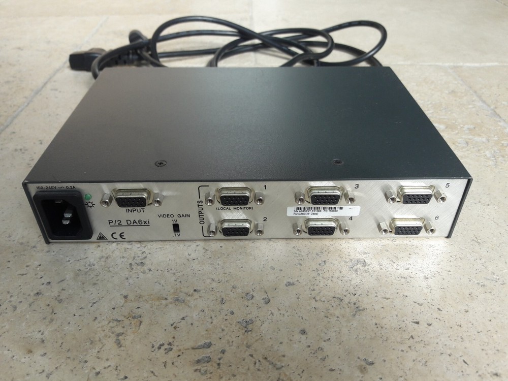 EXTRON VGA DISTRIBUTION AMPLIFIER P/2 DA6XI