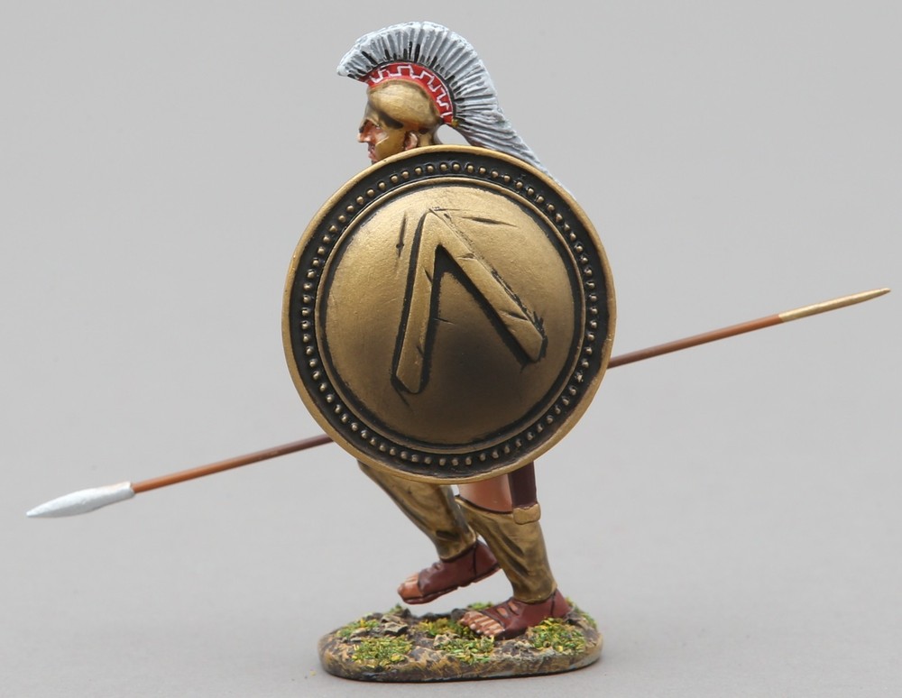 THOMAS GUNN ANCIENT GREEKS & PERSIANS SPA032A SPARTAN CHARGING LAMBDA SHIELD MIB