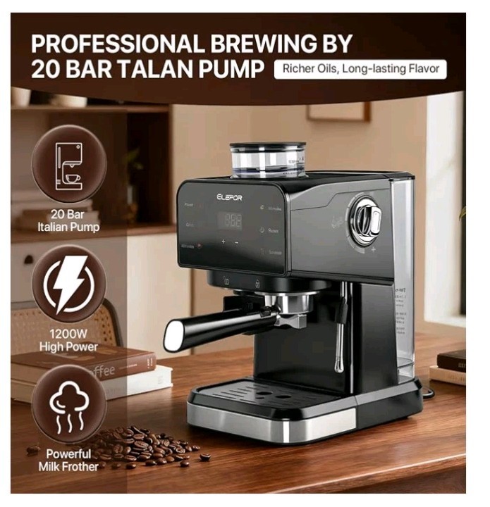 Expresso Coffee Maker/Elefor