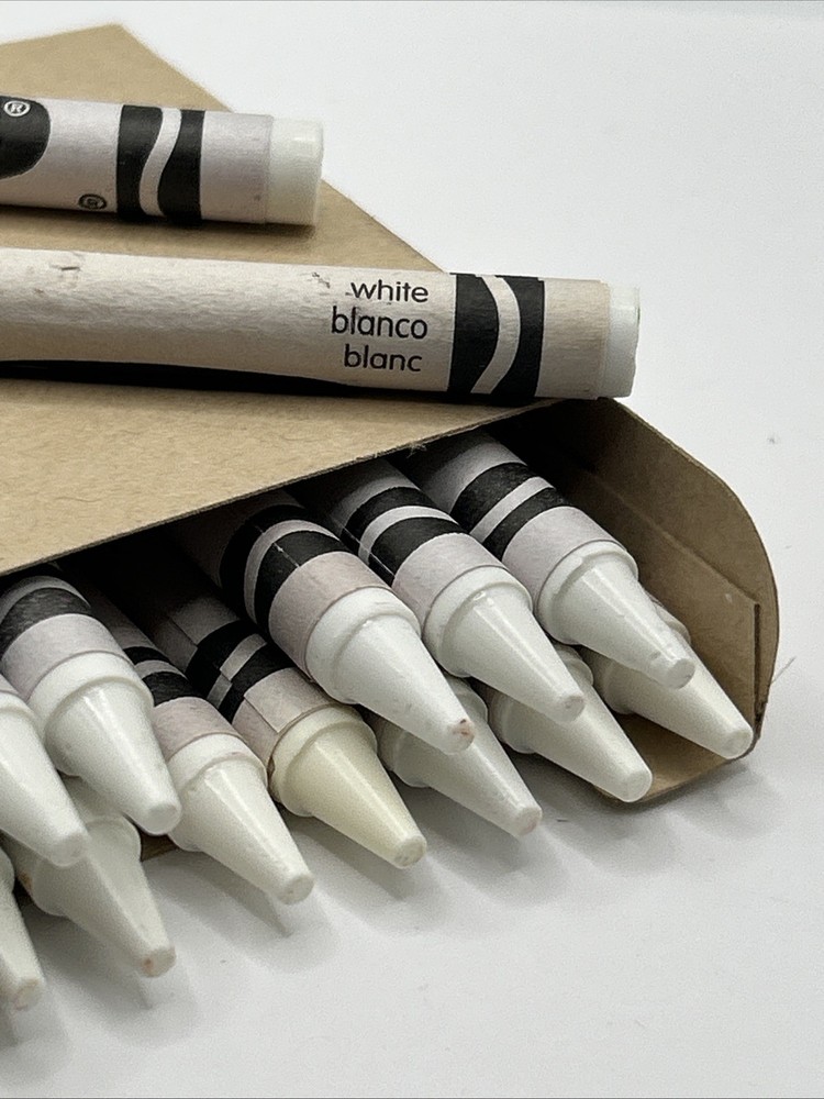 (16) Crayola Crayons (white) BULK