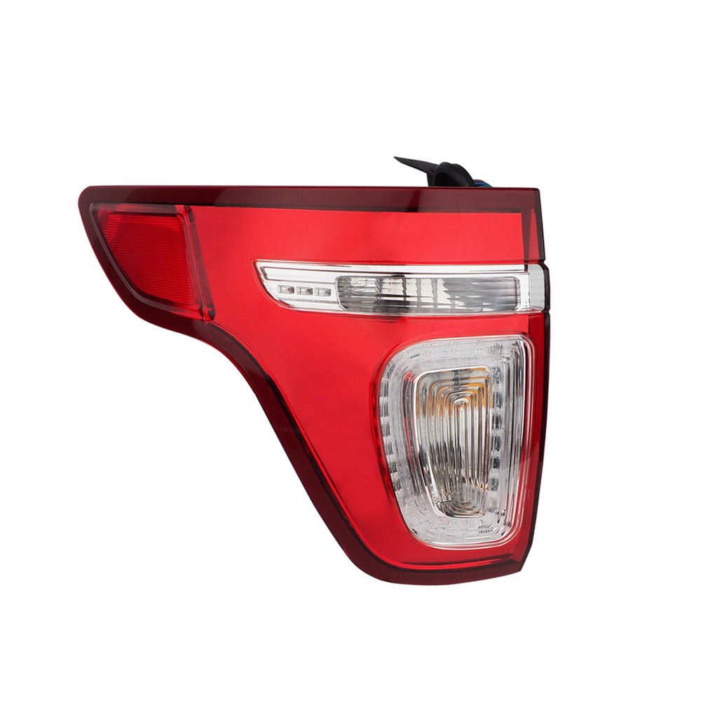 LED Tail Light For 2011-2015 Ford Explorer Red Clear With Bulbs Left Driver Side