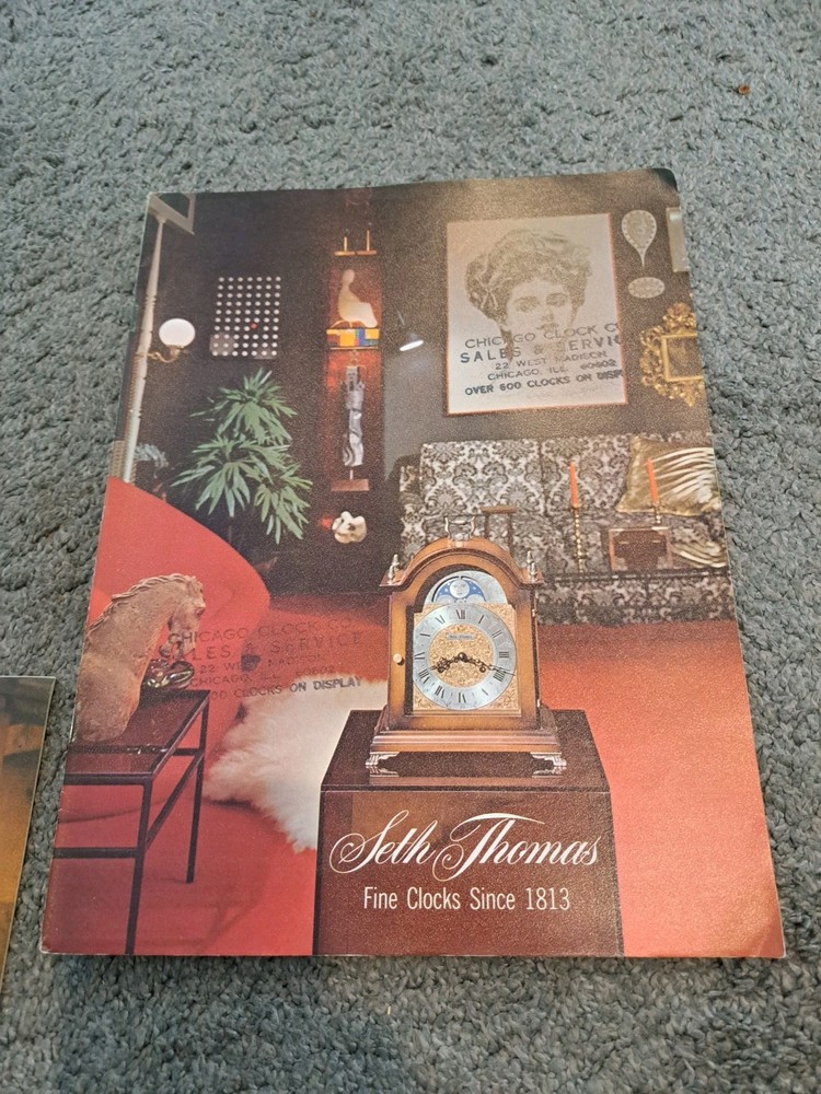 Vintage 1970 Seth Thomas Clock Catalog