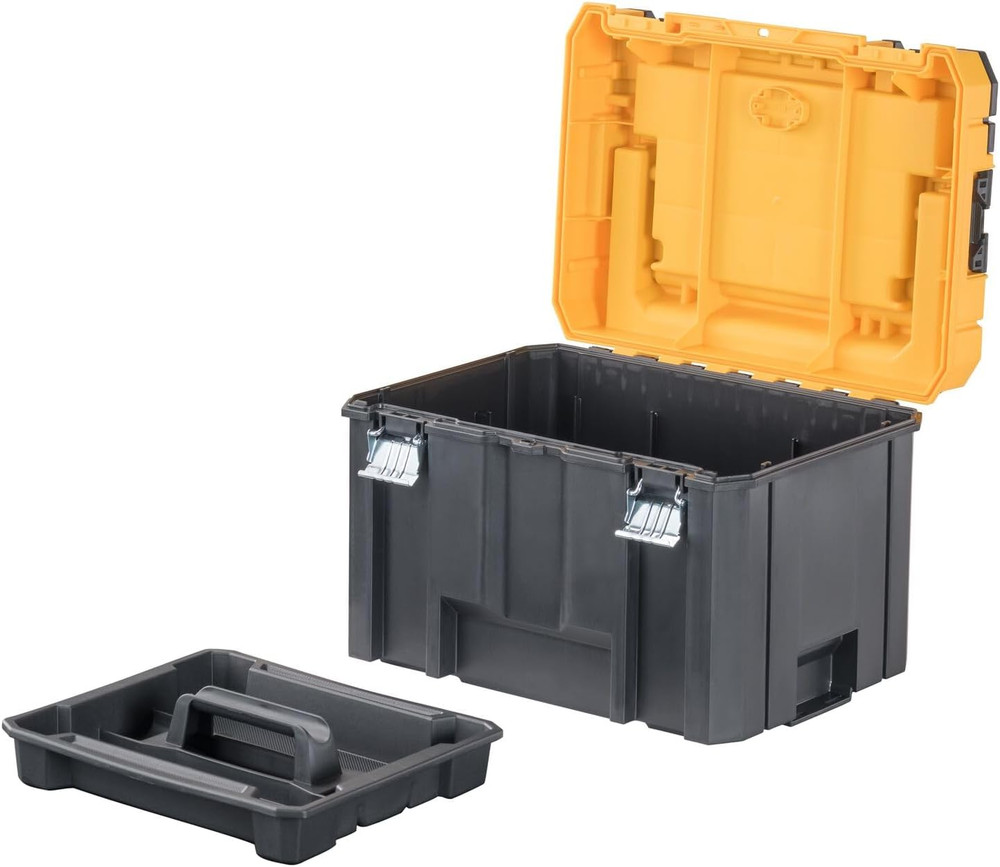 DEWALT TSTAK Tool Box, Deep, Long Handle, Extra Large Design, Fixed Divider