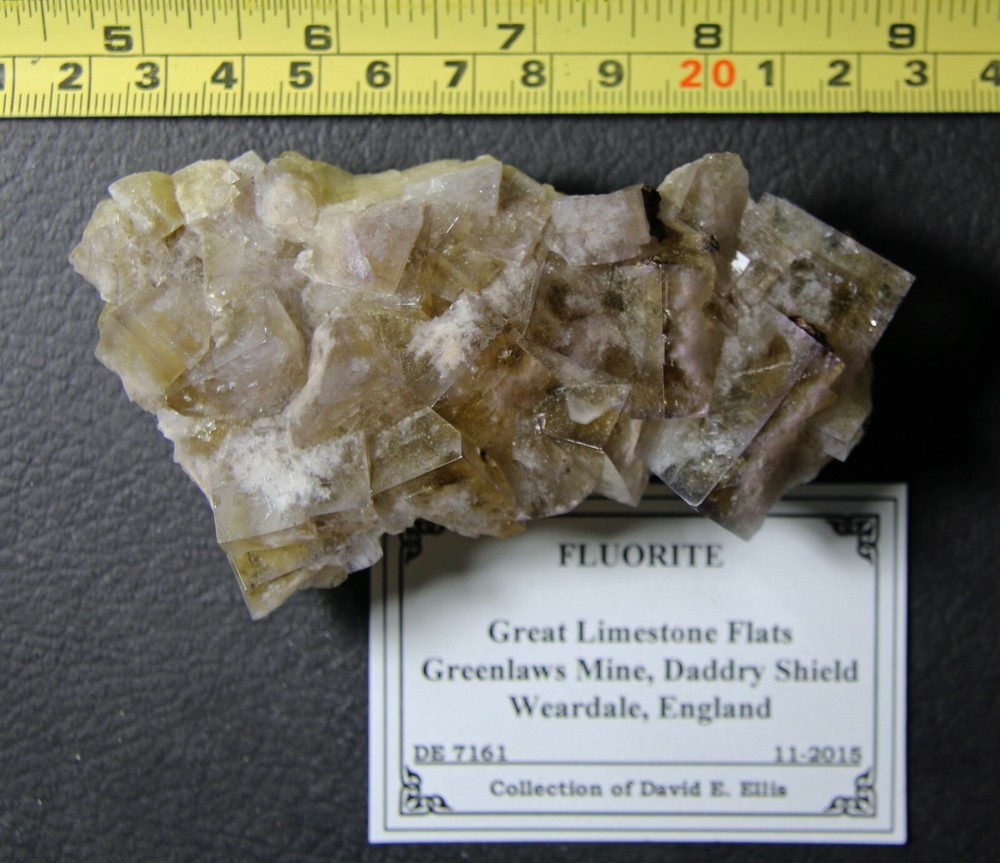 Fluorescent Weardale Fluorite- ex Ellis