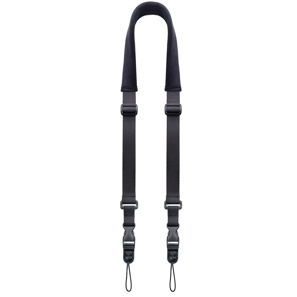 Camera Neck Strap,Soft Binocular Should Strap with Quick 56 inch, Black