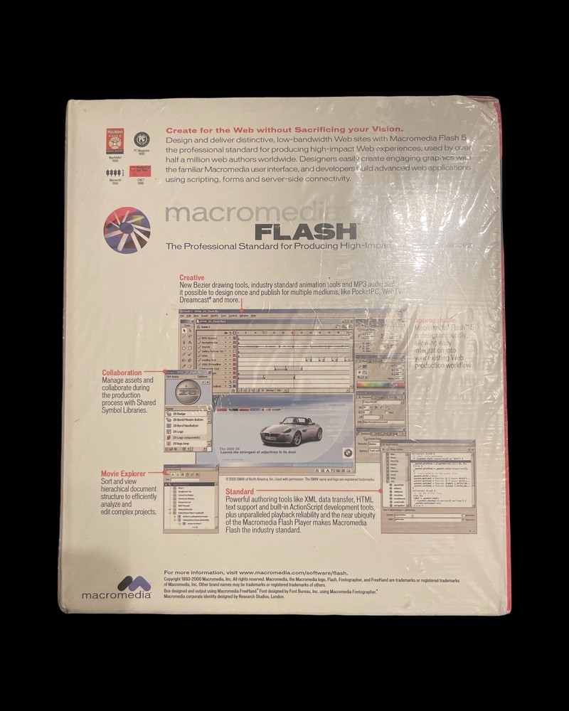 Macromedia Flash 5 for Macintosh NEW