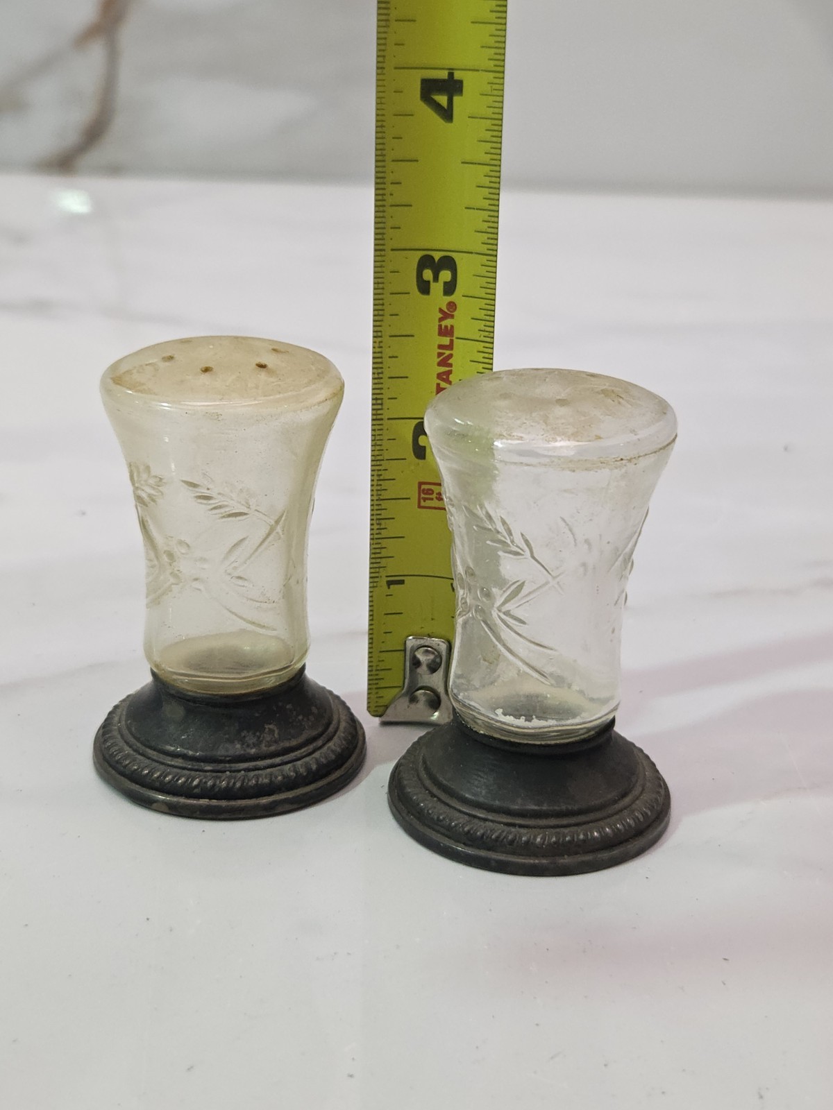 Vintage F.B. Rogers Sterling Silver Salt & Pepper Shakers #138 - Weighted