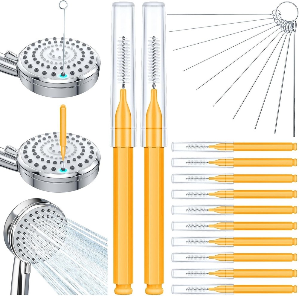 Multiplesize Shower Head Cleaner Tool, Shower Head Cleaning Brushes Small Hole,