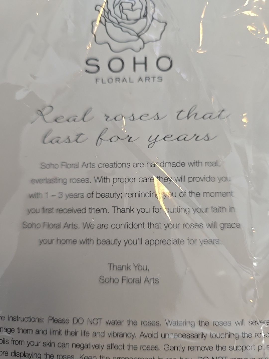 Soho Floral Arts | Roses In A Box | Genuine Roses that Last for Years Black S...