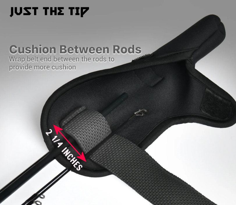 JUST THE TIP - Fishing Rod Tip Protection Cover - Neoprene Protection Wrap