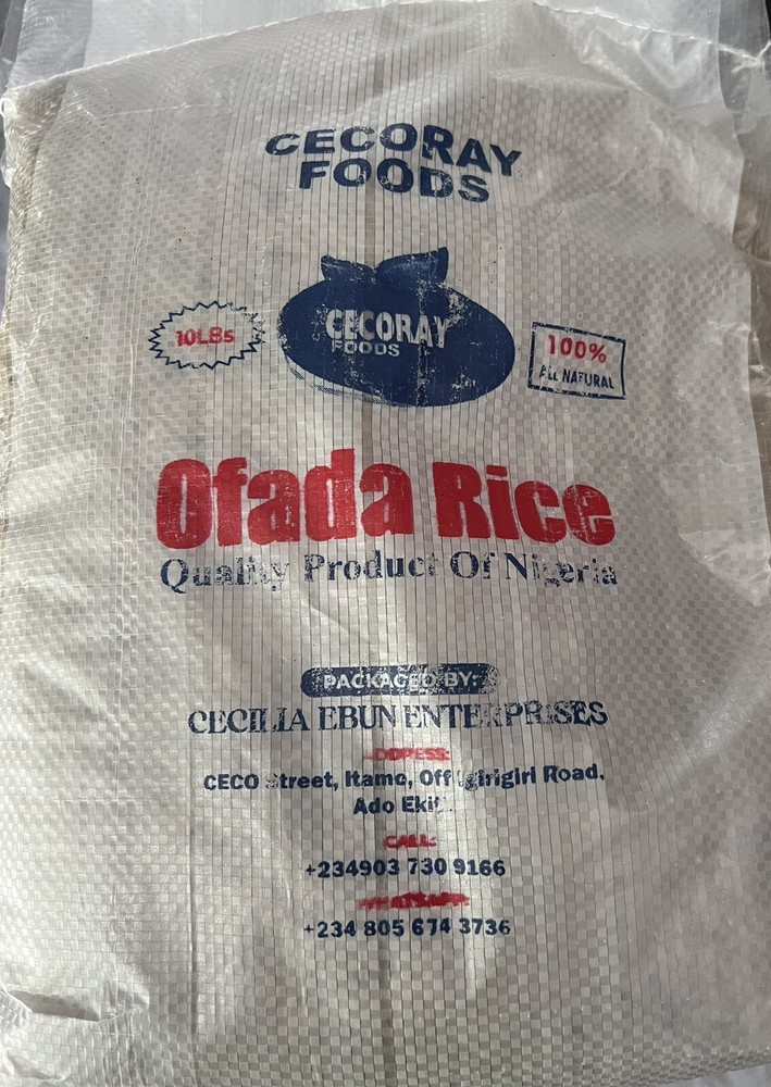 Ofada Rice. 10lbs