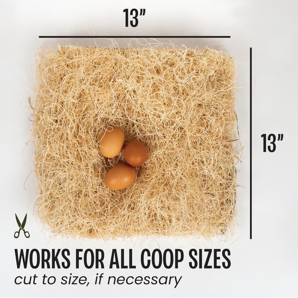 Aspen 12 Pack Excelsior Nesting Liners 12 Pack, Chicken Bedding for Nesting B...