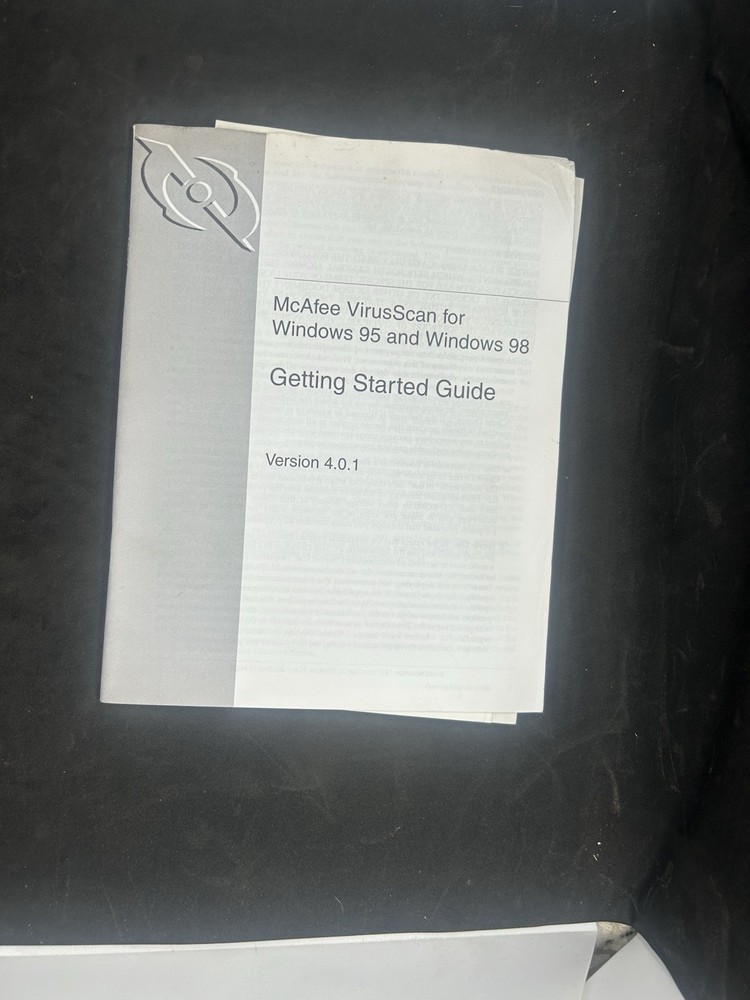 Mcafee Virus Scan For Windows 95 And Windows 98 Getting Started Guide Version 4.