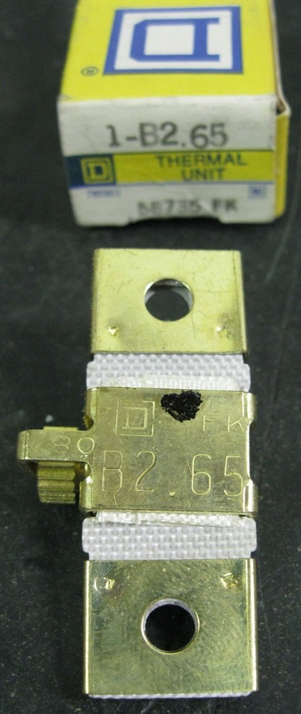 Square D  1-B2.65 Overload Relay Thermal Unit