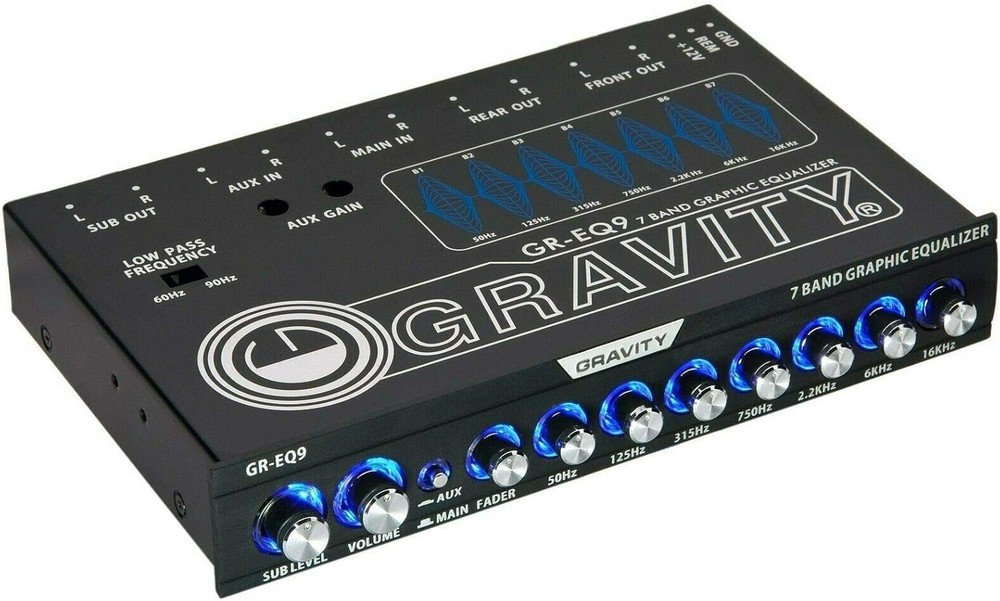 7 Band Graphic Equalizer GR-EQ9 Audio Sound EQ Processor