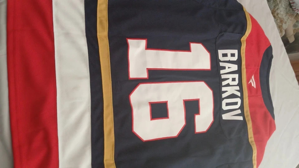 NWT Florida Panthers Aleksander Barkov #16 Reverse Retro Blue