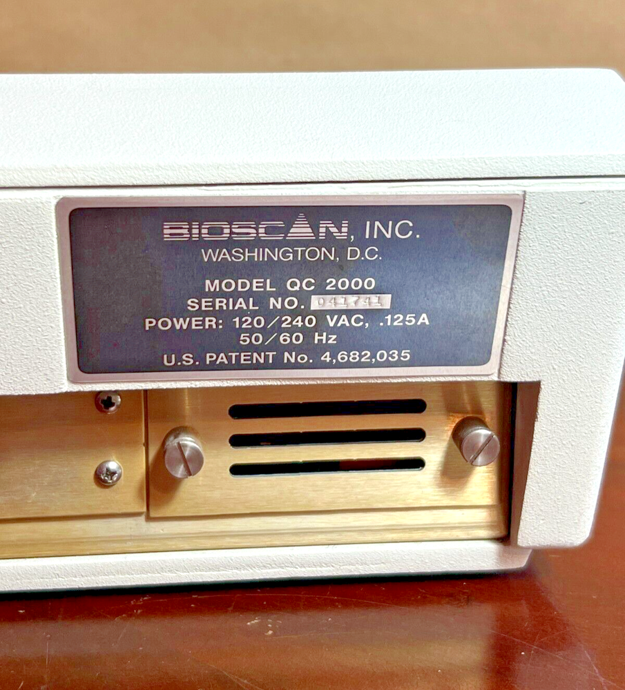 Bioscan QC-2000 Scanner Radioactivity Counter Lab