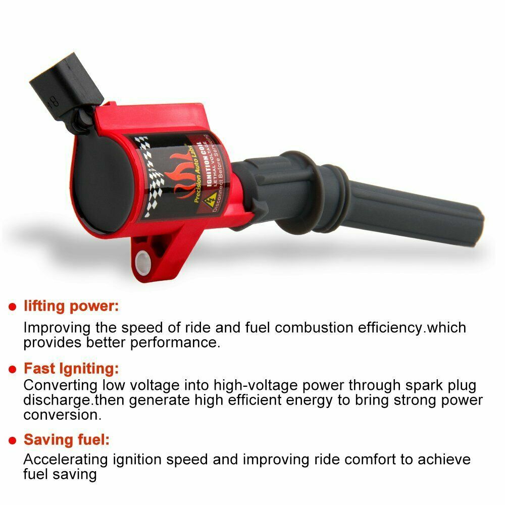 8 DG508 Ignition Coil Pack For Ford F150 Expedition 2000 2001 2002-2004 4.6/5.4L