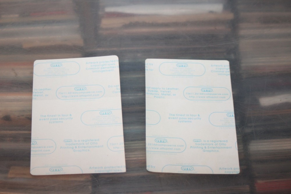 Neil Young - 2x Unused Backstage Pass - FREE POSTAGE - lot #4