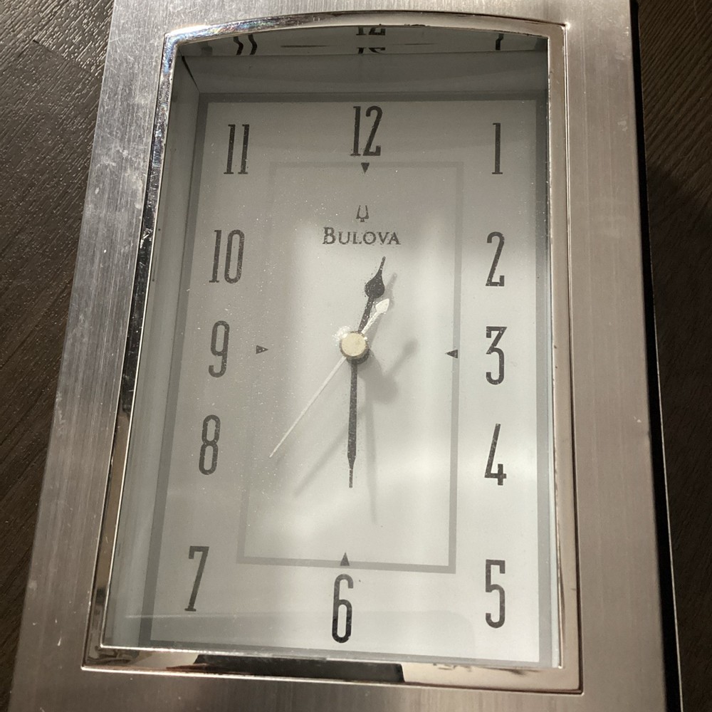 Genesis Picture Frame Collection Clock by Bulova
