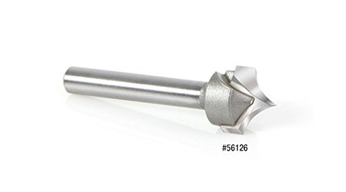 Amana Tool 56141 Solid Carbide Roundover Router Bit 1/32 Radius 5/64 Diameter 3/