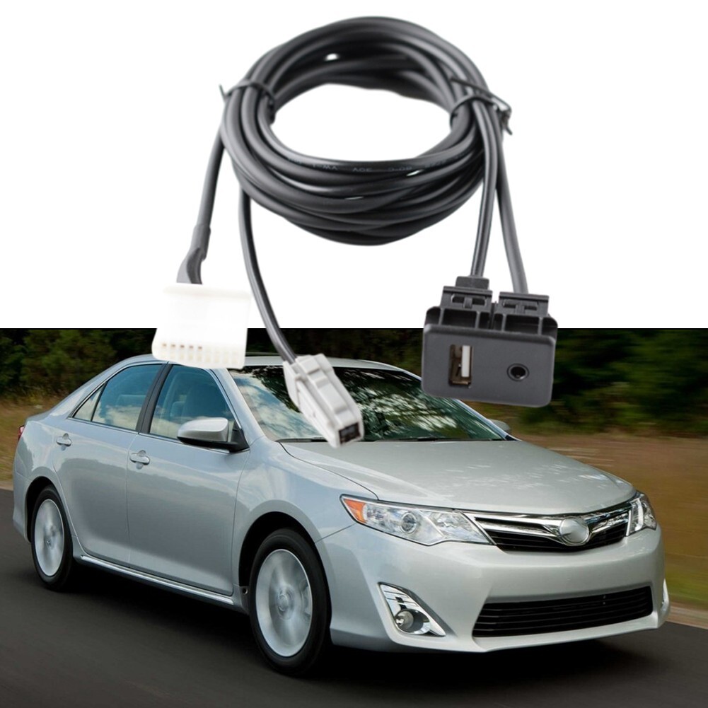 For Toyota Car Radio Audio AUX USB Cable Wire Harness for Multiple Models