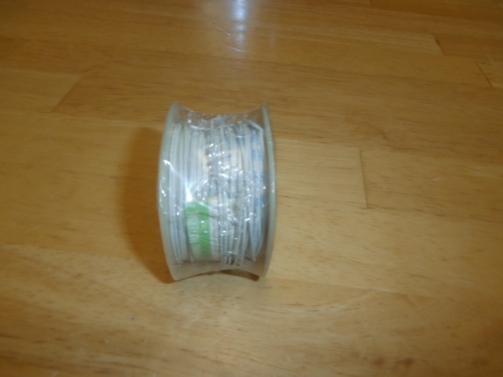 BELDEN 9975-100 FT WHITE 24 AWG HOOK UP WIRE SOLID,NOS
