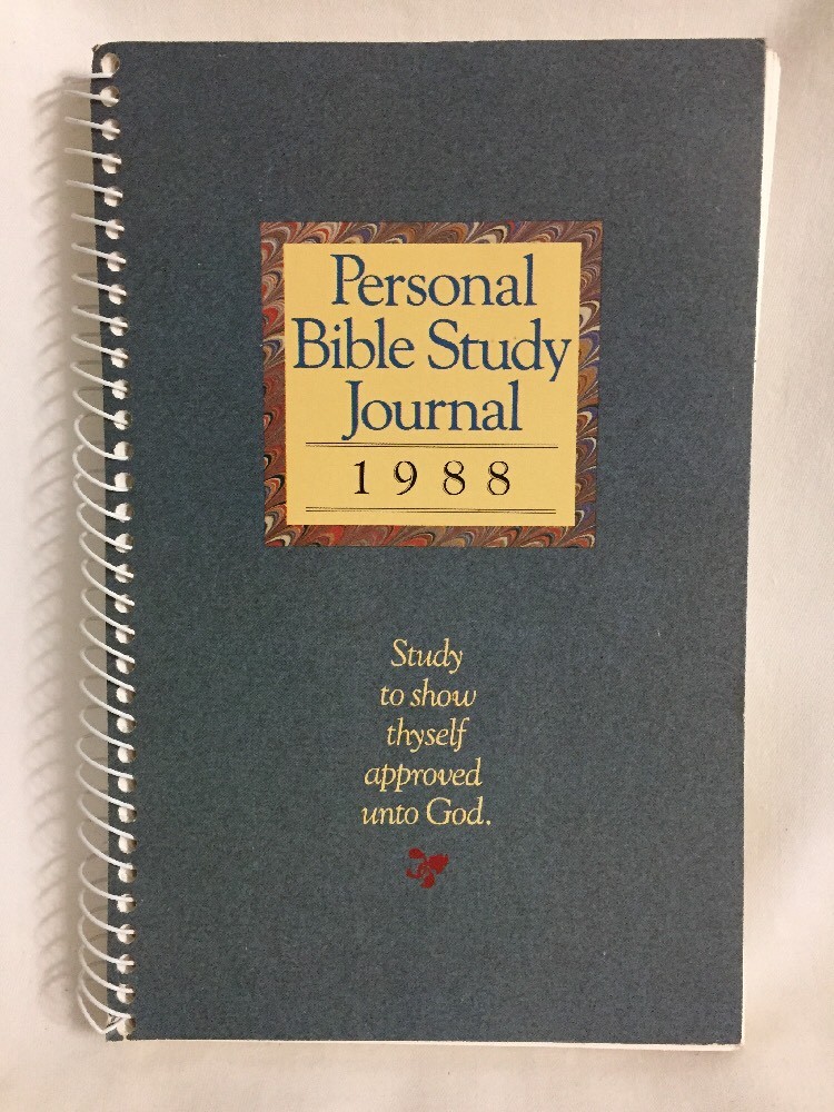 Personal Bible Study Journal, 1988[Spiral-bound]