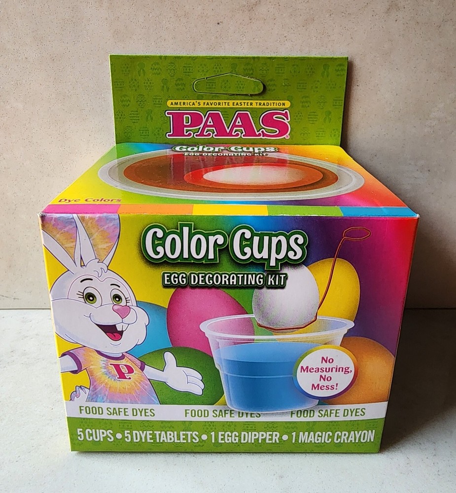 PAAS Color Cups Egg Decorating Kit