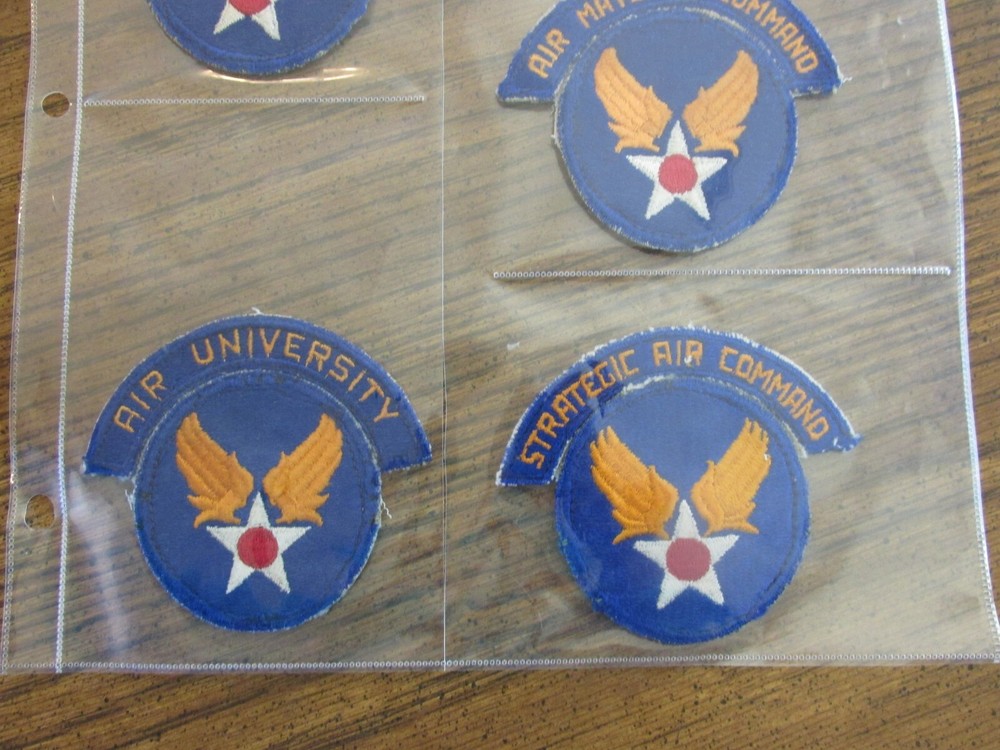 WW2 AAF 15 different Tab set Army Air Force patch lot collection